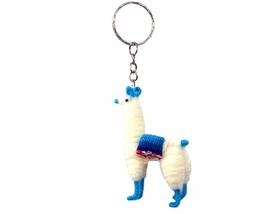 Mia Jewel Shop Llama Animal Peruvian Alpaca Wool Figurine Lightweight Ke... - £10.94 GBP