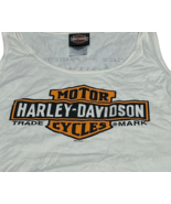 Vintage Harley Davidson Daytona H-Q Womens Tank Top L Tie Side Retro Shi... - £18.18 GBP