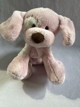8&quot; Baby Gund Spunky Pink White Spotted Puppy Dog Plush Stuffed Lovey Toy - £43.07 GBP