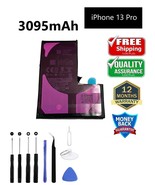 iPhone 13 Pro 3300mAh High Capacity Replacement Battery w/ Tool Kit A2483 A2636 - $30.49