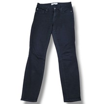 Gap Jeans Size 28R W28xL28 GAP 1969 Curvy True Skinny Jeans Stretch Black Denim - £22.18 GBP