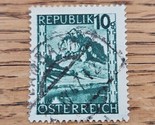 Austria Stamp Republik Osterreich 10g Used Green - £0.73 GBP