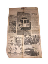 Chicago Tribune 1984 “Heart Back In San Francisco” Cable Car Newspaper Page - $150.74 MXN