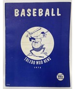 1972 Toledo Mudhens Vintage Baseball Program - £11.79 GBP