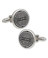 NEW YORK CITY MANHOLE COVER CUFFLINKS Municipal Water System NYC Sewer G... - $16.95