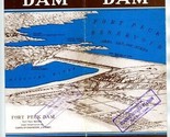 Fort Peck Dam and Reservoir &amp; Glasgow Montana Brochure &amp; Map 1939 - $94.29