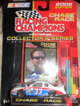 2002 Racing Champions Mike Wallace #33 Racer 1/64 Scale w/Collector Card - $5.00