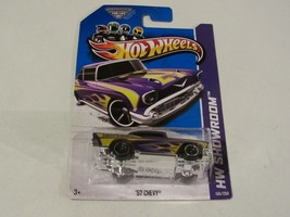 Hot Wheels  2012 - 57 Chevy  #196  Purple   New Sealed - £5.08 GBP