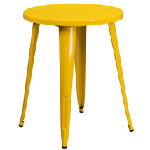 24RD Yellow Metal Table CH-51080-29-YL-GG - £85.91 GBP