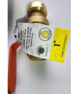 SharkBite 22223-0000LF 1 inch Push-to-Connect Brass Ball Valve - $48.76 CAD