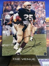 Raghib Rocket Ismail (Notre Dame Fighting Irish) Signed 8x10 photo - AUTO w/COA - £29.11 GBP