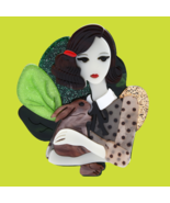 &quot;Girl With Rabbit&quot; Acrylic Brooch - £20.03 GBP