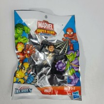 RARE! ERROR! Playskool Marvel Super Hero Adventures Black Iron Man in Hulk Bag! - £7.78 GBP