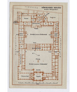 1909 ANTIQUE MAP OF BERLIN ROYAL PALACE / BERLINER KÖNIGLICHES SCHLOSS /... - £15.46 GBP