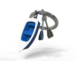 NIB Metalmorphose Keychain - MTM062 - Row Boat Key Ring - £11.63 GBP