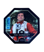 Star Wars Cosmic Shells Cards #01 Poe Dameron BI-LO Winn-Dixie Disney - $1.34 CAD