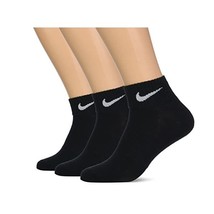 Nike Men&#39;s Lightweight Quarter Socks (Pack of 3) - Multicoloured, X-Large  - $35.43 CAD