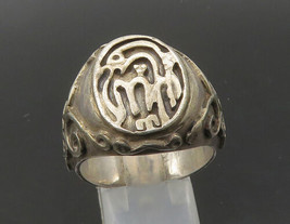 925 Sterling Silver - Vintage Islamic Large Dome Band Ring Sz 11.5 - RG21414 - £69.52 GBP