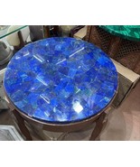 Lapis Lazuli Inlay Centre Table random contemporary modern style  24&quot;x24... - £1,626.33 GBP