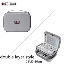 BUBM bag for power bank digital receiving accessories case for7.9&quot; ipad cable or - £64.16 GBP