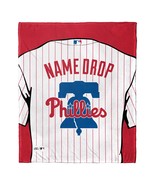 Official MLB Philadelphia Phillies &quot;Jersey&quot; Personalized Silk Touch Blanket - $82.30 CAD