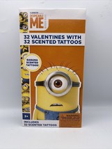 Despicable Me Minion Made 32 Scented Valentines Day Cards With Scented Tattoos - £8.98 GBP