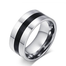 9mm Stainless Steel Band Ring Size: 12 - £7.01 GBP