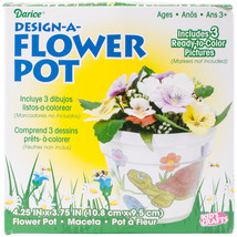 Design A Flower Pot 3.5 Inches White - £15.20 GBP