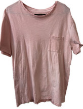 J Crew T Shirt  Womens Size L Pink Short Sleeved Round Neck - £3.98 GBP