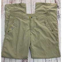 Patagonia Cargo Pants Womens 10 Convertible Roll Up Capri Hiking Zip Pockets - $29.69