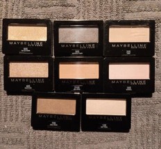 8 Pc Lot - Maybelline Eye Shadow Lot (See Pics For Colors) (MK12/2) - £31.65 GBP