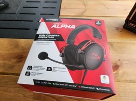 HyperX Cloud Alpha Black-Red Headband Gaming Headset - $64.35