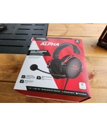 HyperX Cloud Alpha Black-Red Headband Gaming Headset - $1,204.73 MXN