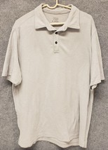Ocean and Coast Polo Shirt Mens Size XL Light Gray Very Soft Modal Fabric - £7.10 GBP