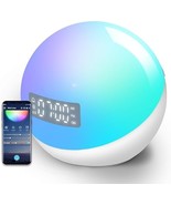 Sunrise Wake Up Light Alarm Clock - Bluetooth - Sound Machine - Night Light - $16.82