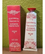 1950s VTG Elizabeth Arden Superfine Tooth Paste 3 1/2oz Tube NY Paris Lo... - $131.48 CAD