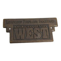 Lexington American County West Collection Logo Nameplate Plaque Badges E... - £14.75 GBP