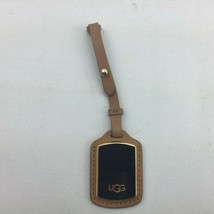 UGG Brown Black Leather Luggage Suitcase ID Tag Travel - £14.38 GBP