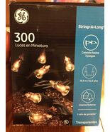 GE String•A•Long 300 Clear-Color Miniature Lights NEW!!! Ships N 24h - $24.74