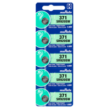 Murata 371 (SR920SW) Silver Oxide Watch Battery (5 Count)-Replaces Sony 371 - $4.66