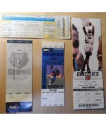 Memphis Grizzlies Vintage Ticket Stub Collection + Beale Street Music Fe... - $185.31 MXN