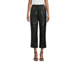 Time &amp;Tru Women&#39;s Faux Leather Ankle Straight Leg Cargo Pants 27&quot; Inseam... - $19.99