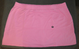 Juicy Couture pink skort, kangaroo pocket, soft/stretchy, Plus size 3X, NWT - £31.26 GBP
