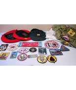 Vintage 70s Boy Scouts Estate Lot Patches Hats Badges Shirts Big Lot #2 - £57.77 GBP