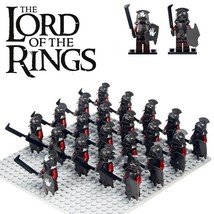 LOTR Uruk-hai Army Battle of Helm&#39;s Deep 21 Minifigures Building Block T... - $22.96