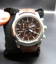 Citizen Eco-Drive Chronograph Men&#39;s Brown Face Orig Band 42mm WR 100M Ke... - $300.00
