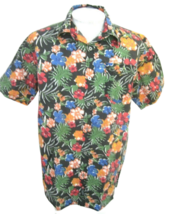Southpole vintage 1990s Men Hawaiian ALOHA shirt pit to pit 24 XL floral luau - £15.59 GBP