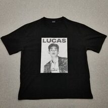 SuperM Shirts Mens XL Black Lucas Short Sleeve Unisex - $9.49