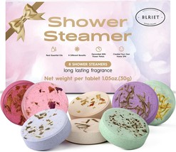 Shower Steamers Aromatherapy Spa Gifts for Women 8 PCS, Shower Bombs Gift for Mo - £20.77 GBP