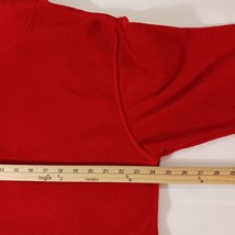 Preswick & Moore Men's Red 1/4 Zip Pullover Sweatshirt Measured Chest 48" image 13